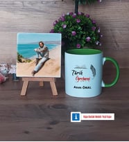 Tarih Öğretmeni Fotoğraflı Dekoratif Taş, Kupa Bardak Beyaz Hediye (Model 14)