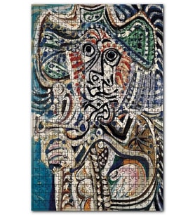 Cakapuzzle Musketeer with Sword, 1972 by Pablo Picasso Puzzle Yapboz MDF (Ahşap) (500 Parça)