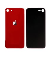 iPhone SE 2020 Arka Kapak Batarya Kapağı Yüksek Kalite (Kırmızı)