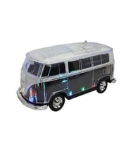 1967 Model T1 Klasik Vosvos Minibüs Bluetooth Hoparlör Fm Radyo USB Tf Aux Destekli Speaker (Siyah)