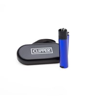 Clıpper Marka Metal Gazlı Çakmak (Lacivert)