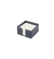 Masaüstü Deri Küp Notluk Desktop Organizer Rainbow Vegan 5x10x10 cm (Lacivert)