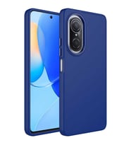 Huawei Nova 9 SE Kılıf Luna Dışı Soft Yumuşak İçi Kadife Kılıf (Lacivert)