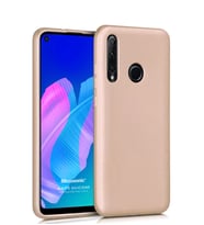 Matte Silicone Huawei P40 Lite E Kılıf (Gold)