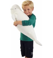 Büyük Boy Balina Peluş Destiny - Dory 76 cm Uyku Arkadaşı Dori Figür Oyuncak Peluş (Beyaz)