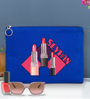 BK Gift Kişiye Özel İsimli-2 Astarlı Portföy Çanta 30x21cm(12 Renk Seçeneği), Baskılı El Çantası, Organizer Çanta (Mavi)