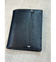TRG POLO 2 RENKLİ HAKİKİ DERİ CÜZDAN (Siyah)