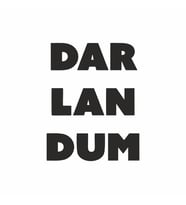 Darlandum Araba Sticker siyah 14x18 CM (Siyah-Siyah)