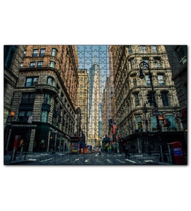 Cakapuzzle Modernizm ve Tarih Bir Arada  Puzzle Yapboz MDF (Ahşap) (1000 Parça)