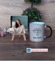 Yılbaşı Hediyesi Fotoğraflı Dekoratif Taş, Kupa Bardak Beyaz Hediye (Model 9)