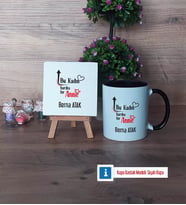 Harika Anne Dekoratif Taş, Kupa Bardak Kırmızı Hediye (Model 10)