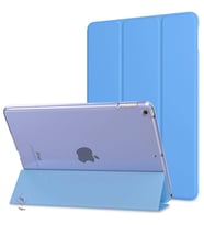 Apple iPad 6. Nesil 9.7 Kılıf PU Deri Smart Standlı Case A1893 A1954 (Mavi)