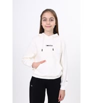 Toontoy Kız Çocuk Baskılı Sweatshirt (Ekru)