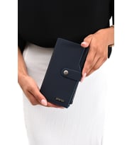 Just Polo Kadın Bol Kartlıklı Kağıt Para Bölmeli Cüzdan 12cmx10cm PBU02 (Lacivert)