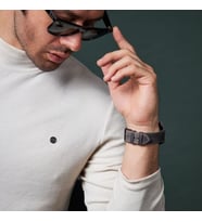 vagave Huawei Watch GT / GT2 / GT2e / GT2pro GT3 / GT3pro / GT4Pro / GT5 Pro 46mm ve Klasik Saatlerle Uyumlu 22mm Deri Kordon İsme Özel Deri Kordon 9 Renk Kişiye Özel Tokaya Yazı Seçeneğiyle (Gri)