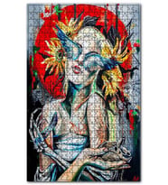 Cakapuzzle Terazi Burcu Gerçeküstü Resim Sanatı Puzzle Yapboz MDF (Ahşap) (500 Parça)