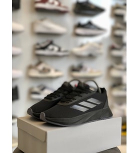 Hafif Siyah - Beyaz Spor Ayakkabı Örgü Mesh Günlük Koşu Sneaker (Siyah)