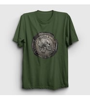 Presmono Unisex Beyaz Quadro Sepultura T-Shirt 180356tt (Haki)