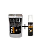 Vexx 100 Gr. Saç Tozu Topik + 100 Ml Sabitleyici Sprey Set 5 Renk (Siyah)
