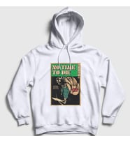 Presmono Unisex Beyaz No Time Billie Eilish Kapüşonlu Sweatshirt 154479tt (Beyaz)
