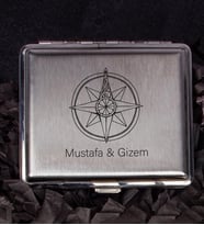 Kişiye Özel Metal Sigara Tabakası 106961 (Kırmızı)