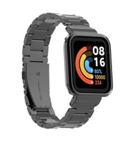 Mi Watch Lite Kordon Kasalı Metal Kordon (Siyah)