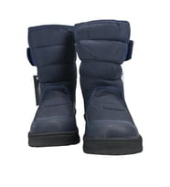 SİA ÇANTA BOOT'S ÇIRTLI & ORTAPEDİK  & ANATOMİK SAĞLAM KAYMAZ TABANLI UZUN KONÇLU İÇİ KÜRKLÜ NEFES ALAN ÇOCUK SNOW BOOT (Mavi)