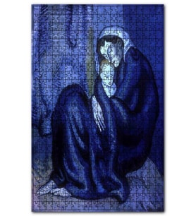 Cakapuzzle Mother and Child, 1902 by Pablo Picasso Puzzle Yapboz MDF (Ahşap) (500 Parça)