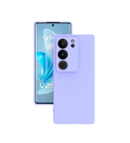 Vivo V29 Kılıf Kamera Korumalı Silikon Rubber Arka Kapak (Lila)