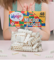 48 Parça Eğitici Mikro Blok (Beyaz)
