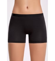 Modal Kadın Boxer 10 Adet (Siyah)