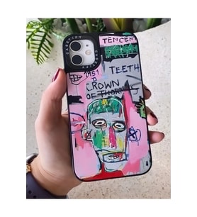 Aynalı Desenli Kolaj Xiaomi MI 11 Lite Uyumlu Telefon Kılıfı (Turkuaz)