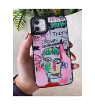 Aynalı Desenli Kolaj Xiaomi MI 11 Lite Uyumlu Telefon Kılıfı (Turkuaz)