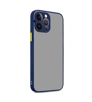 Uyumlu Model Apple iPhone 13 Pro Kılıf Kamera Korumalı Mat Kapak (Lacivert)