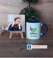 Okul Öncesi Öğretmeni Fotoğraflı Dekoratif Taş, Kupa Bardak Beyaz Hediye Öğretmenler Günü Hediyesi (Model 3)