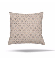 Geometrik Karo Zigzak Kilim Desen Gizli Fermuarlı Yastık Kılıfı Kırlent Kılıfı Koltuk Yastık Kılıfı  (Pudra)