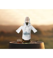 BK Gift Kişiye Özel Mini Beyaz İçki Şişesi Tişörtü , Ev Bar Dekoru, Viski, Şarap, Votka, Rakı Şişesi Tişörtü, Ev Barı (Model 14)