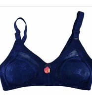 Liza 543 Yarı Dantelli Bayan Toparlayıcı Sütyen (Lacivert)