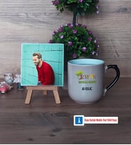 Orman Muhafaza Memuru Fotoğraflı Dekoratif Taş, Kupa Bardak Beyaz Hediye (Model 10)