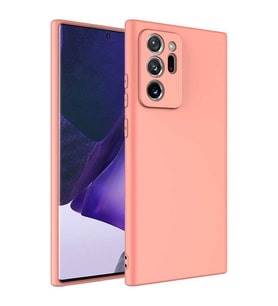 Galaxy Note 20 Ultra Kılıf Mara Lansman İç Yüzeyi Kadife Kılıf (Turuncu)