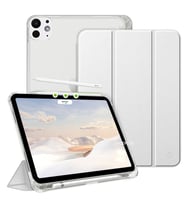 Apple iPad Pro 11inç M4 2024 Kılıf Flip Cover Kalem Bölmeli PC Case A2836 A2837  (Gri)
