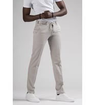 Ecer Slimfit Beli Yarım Lastikli Ve İplikli Gofre Kumaş Yazlık Jogger Pantolon (Gri)