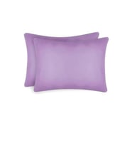 Düz Pamuklu 2'li Yastık Kılıfı 50X70 cm (Lila)