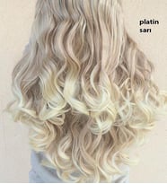 Daha Uzun ve Gür Saçlar için Secret Extensions-Misinalı Postiş! (Platin Sarısı)