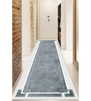 Dijital Baskılı Kaymaz Taban Yıkanabilir Modern Yolluk Ve Koridor Halısı NDU-SD-1128 (Çok Renkli)