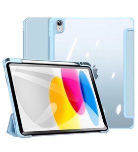 Dux Ducis iPad 10.2 2022 Kılıf Toby Series Kalem Yerli Manyetik Kapaklı Kılıf (Mavi)