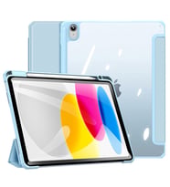 Dux Ducis iPad 10.2 2022 Kılıf Toby Series Kalem Yerli Manyetik Kapaklı Kılıf (Mavi)