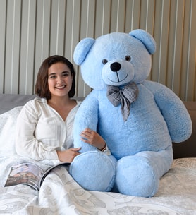 Pandamkee 170 Cm Sevgiliye Özel Hediyelik Ayı (Mavi)