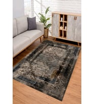 Dijital Kaymaz Taban Yıkanabilir Renkli Salon Halısı Mutfak Halısı Yolluk ND-SD-278 (Kahverengi)