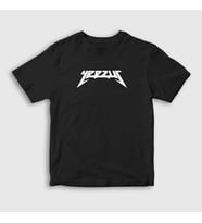 Presmono Unisex Çocuk Beyaz Yeezus Kanye West T-Shirt 429409tt (Siyah)